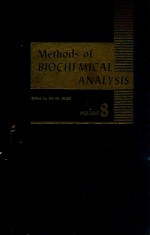 METHODS OF BIOCHEMICAL ANALYSIS VOLUME 8
