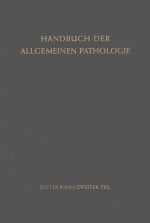 HANDBUCH DER ALLGEMEINEN PATHOLOGIE BELEBTE UMWELTFAKTOREN MIT 173 ABBILDUNGEN