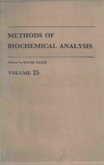 METHODS OF BIOCHEMICAL ANALYSIS VOLUME 25