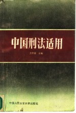 中国刑法适用