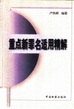 重点新罪名适用精解