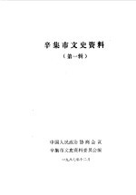 辛集文史资料 第1辑