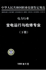 电力行业 变电运行与检修专业 下