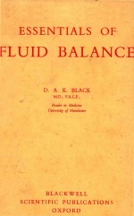 ESSENTIALS OF FLUID BALANCE