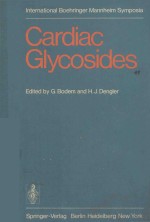 INTERNATIONAL BOEHRINGER MANNHEIM SYMPOSIA CARDIAC GLYCOSIDES