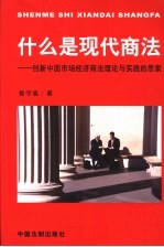 什么是现代商法 创新中国市场经济商法理论与实践的思索