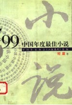 '99中国年度最佳小说 短篇卷