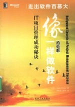 像拍电影一样做软件 IT项目管理成功秘诀