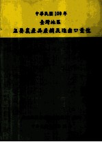 中华民国100年 台湾地区主要农产品产销及进出口量值