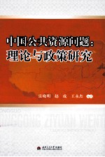理论与政策研究 中国公共资源问题