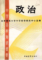 中学各科知识提要 政治