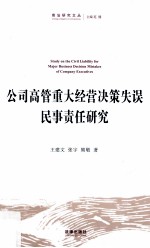 公司高管重大经营决策失误民事责任研究