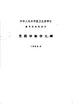 高等医药院校用 生药学教学大纲