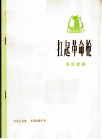 扛起革命枪 革命歌曲 正谱本