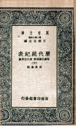 历代统纪表 附历代疆域表 历代沿革表 6