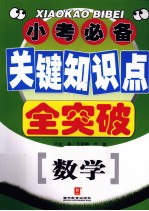 小考必备关键知识点全突破 数学