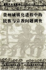 贵州民族调查卷 22 2004 贵州城镇化进程中的民族与宗教问题调查