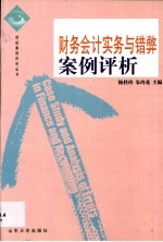 财务会计实务与错弊案例评析