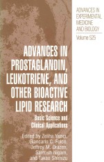 ADVANCES IN PROSTAGLANDIN LEUKOTRIENE AND OTHER BIOACTIVE LIPID RESEARCH BASIC SCIENCE AND CLINICAL