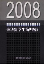 2008年来华留学生简明统计