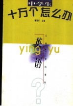中学生十万个怎么办 英语