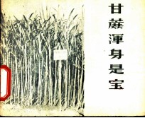 甘蔗浑身是宝