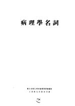 病理学名词 副编