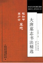 大唐墓志书法精选 程知节 高力士墓志