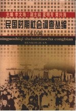 民国时期社会调查丛编 人口卷