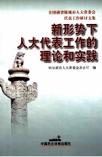 新形势下人大代表工作的理论和实践 全国副省级城市人大常委会代表工作研讨文集