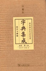 字典集成 影印与解题 珍藏本 初版
