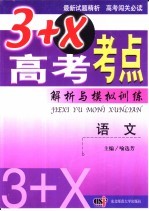 3+X高考考点解析与模拟训练 语文