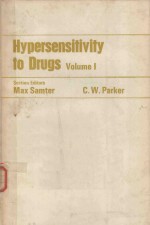 HYPERSENSITIVITY TO DRUGS VOLUME I