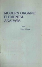 MODERN ORGANIC ELEMENTAL ANALYSIS