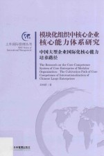 模块化组织中核心企业核心能力体系研究 中国大型企业国际化核心能力培养路径
