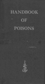 HANDBOOK OF POISONS