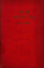 DE RE MEDICINA