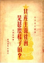 共产主义社会是什么样子的?