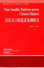 汉语方言的连续变调模式 英文版