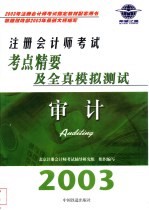 考点精要及全真模拟测试 审计