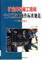 矿业开采施工现场十大工技术操作标准规范 矿井泵工