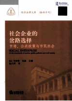 社会企业的岔路选择 市场、公共政策与市民社会