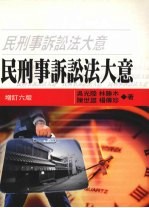 民刑事诉讼法大意 增订6版
