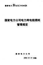 国家电力公司电力网电能损耗管理规定