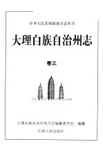 大理白族自治州志 第三卷