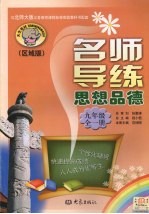 名师导练(区域版)思想品德 九年级