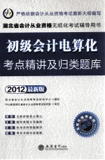 湖北省会计从业资格无纸化考试辅导用书 初级会计电算化考点精讲及机考归类题库 2012最新版