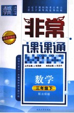 通城学典 非常课课通 数学 三年级 下 配人教版 最新升级版