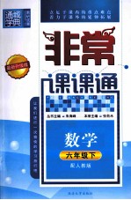 通城学典 非常课课通 数学 六年级 下 配人教版 最新升级版