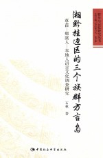 符号与记忆研究丛书 湘黔桂边区的三个族群方言岛 草苗-那溪人-本地人语言文化调查研究